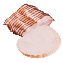 Ovengebakken spek of kalkoenfilet